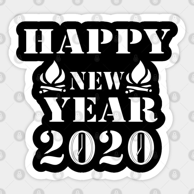 Happy New Year Sticker by PinkBorn